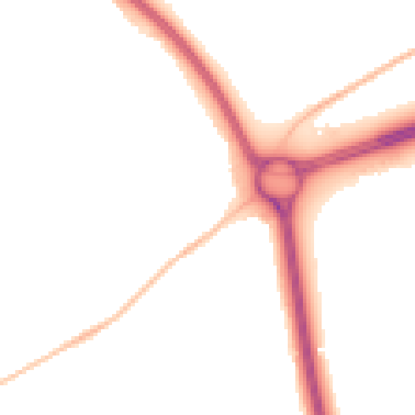Night-time road noise heatmap for GL2 0XX