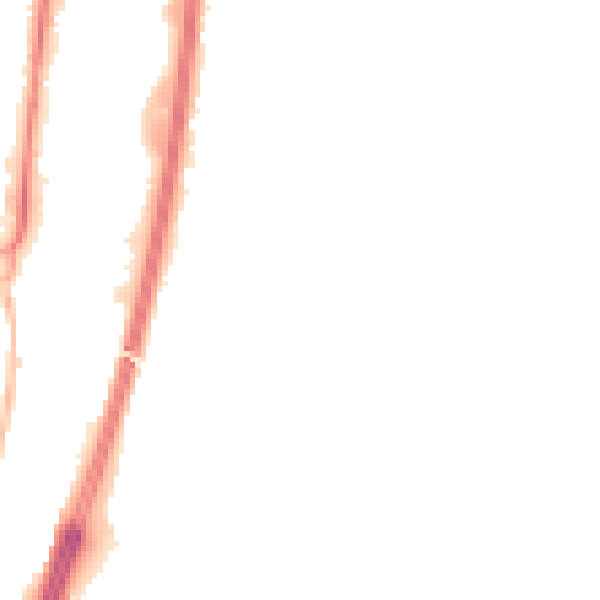 Night-time road noise heatmap for GL2 2BG