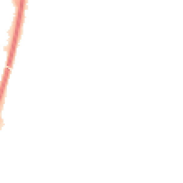 Night-time road noise heatmap for GL2 2BJ