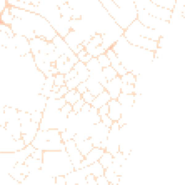Daytime road noise heatmap for GL2 2DS