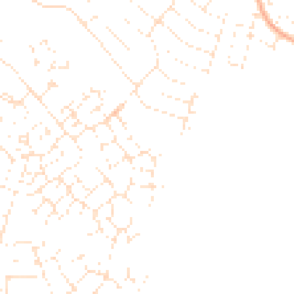 Daytime road noise heatmap for GL2 2EF