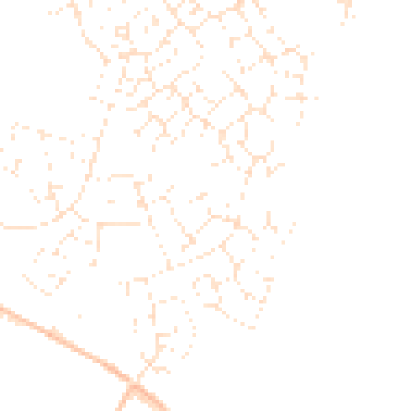 Daytime road noise heatmap for GL2 2FS
