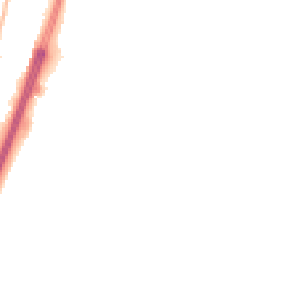 Night-time road noise heatmap for GL2 2GJ