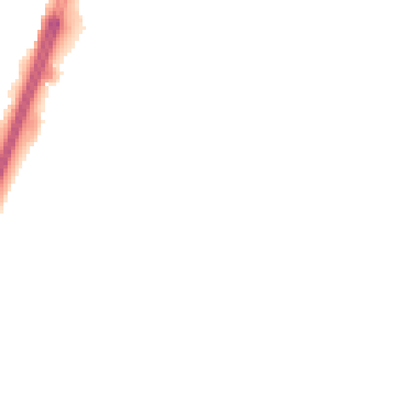 Night-time road noise heatmap for GL2 2GQ