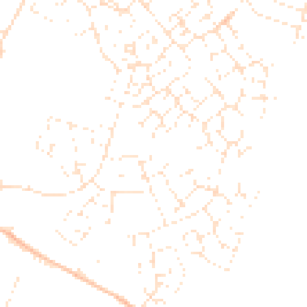 Daytime road noise heatmap for GL2 2GY