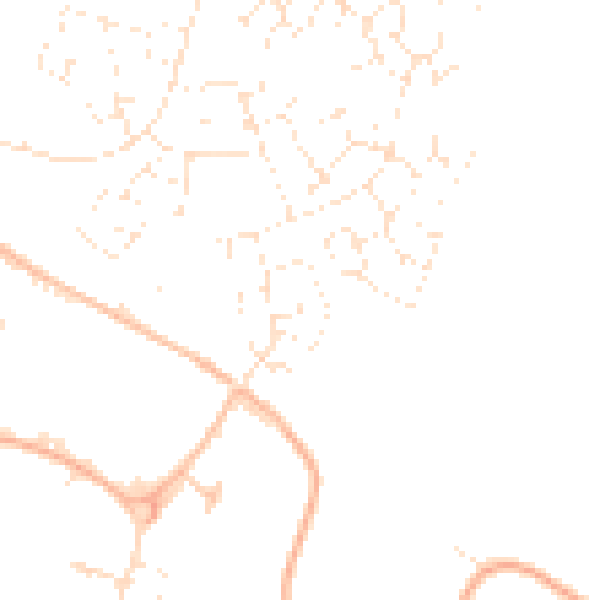 Daytime road noise heatmap for GL2 2HS