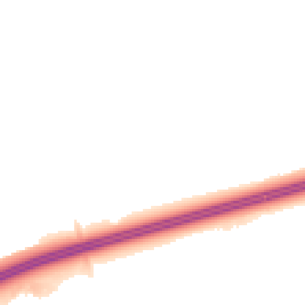 Night-time road noise heatmap for GL2 4DW
