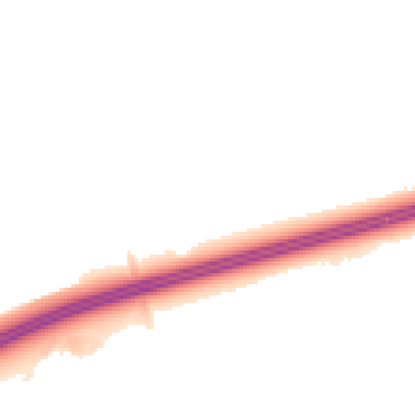 Night-time road noise heatmap for GL2 4EA