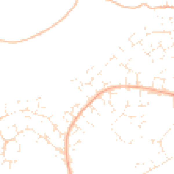 Daytime road noise heatmap for GL2 4EN