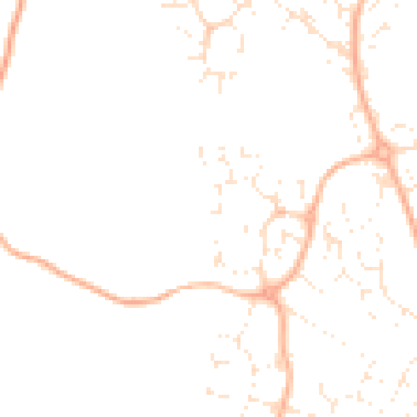 Daytime road noise heatmap for GL2 4JH