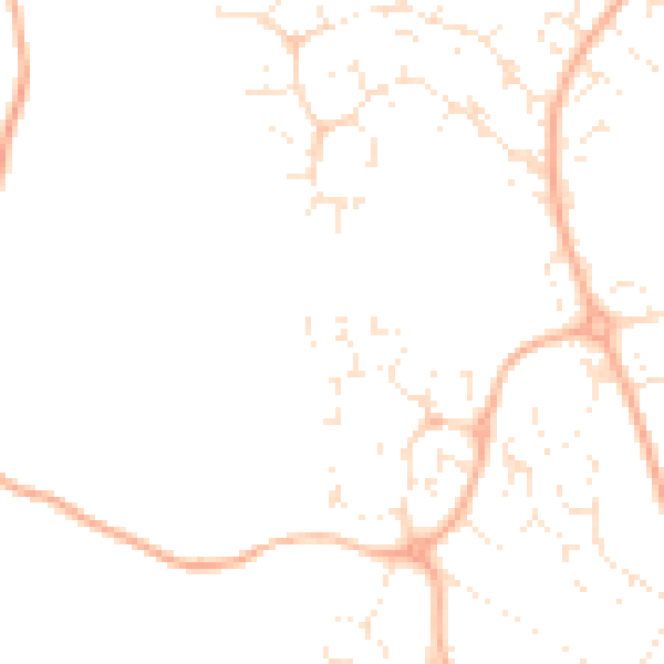 Daytime road noise heatmap for GL2 4JJ