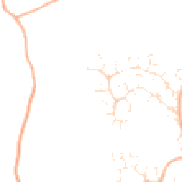 Daytime road noise heatmap for GL2 4LP