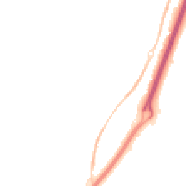 Night-time road noise heatmap for GL2 4PY