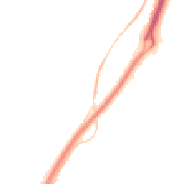 Night-time road noise heatmap for GL2 4RB