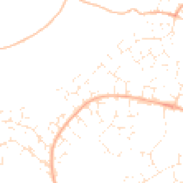 Daytime road noise heatmap for GL2 4TH