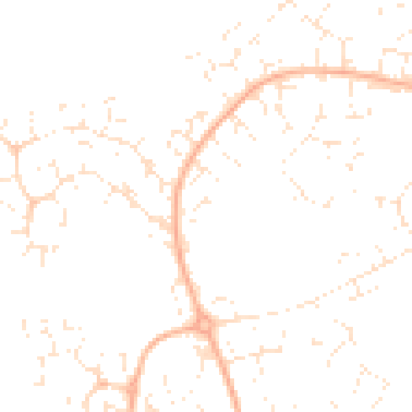 Daytime road noise heatmap for GL2 4WP