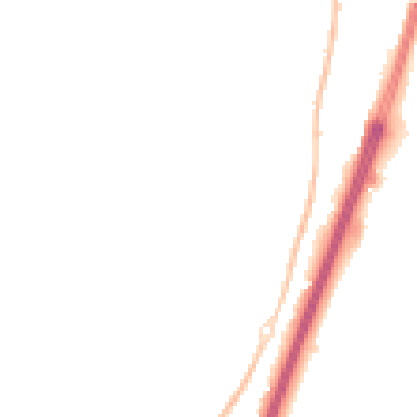 Night-time road noise heatmap for GL2 4YP