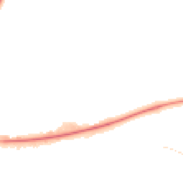 Night-time road noise heatmap for GL2 5AJ