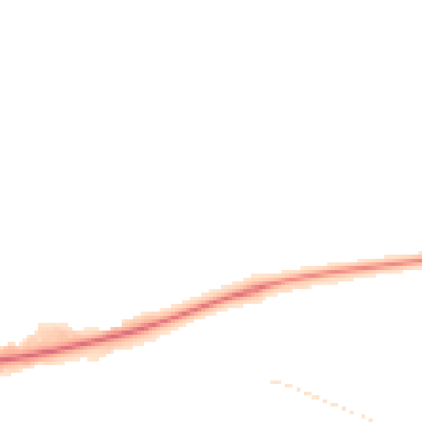 Night-time road noise heatmap for GL2 5BD