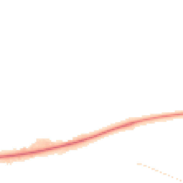 Night-time road noise heatmap for GL2 5BJ