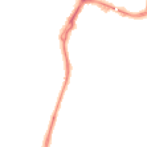 Night-time road noise heatmap for GL2 5FP