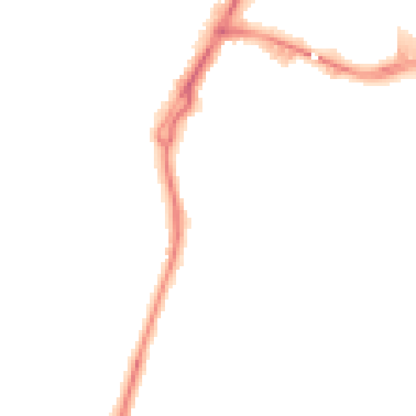 Night-time road noise heatmap for GL2 5FS