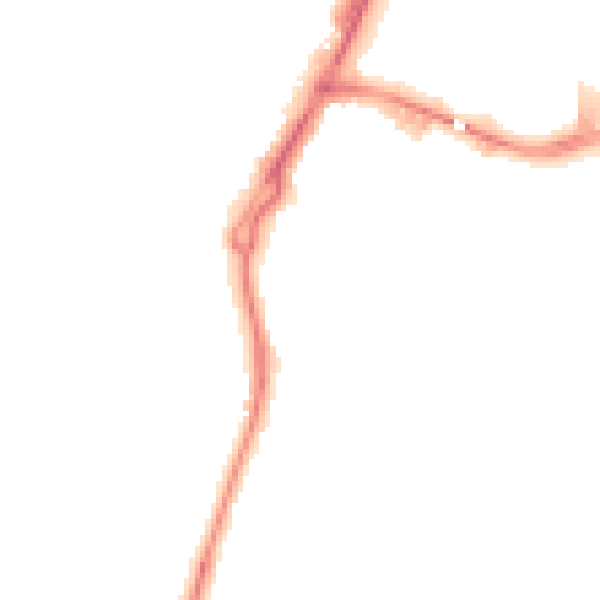 Night-time road noise heatmap for GL2 5FT
