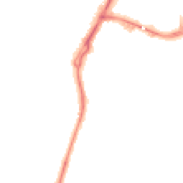Night-time road noise heatmap for GL2 5FY