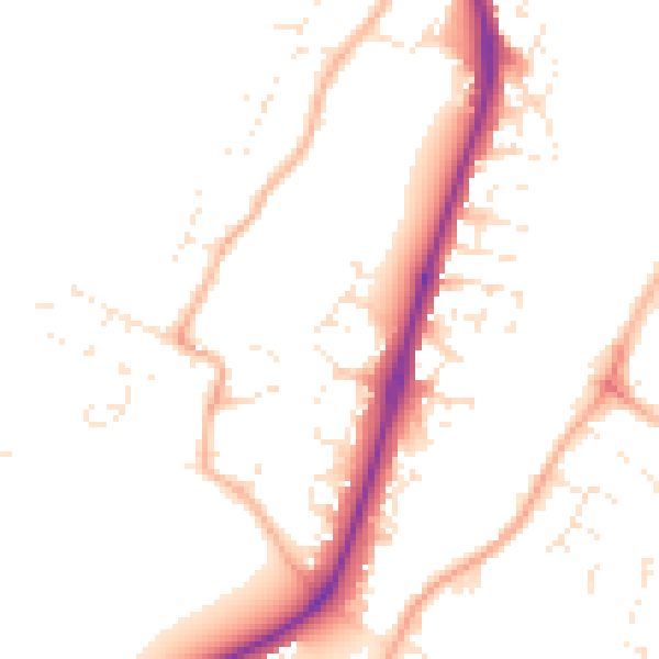 Daytime road noise heatmap for GL2 5GB