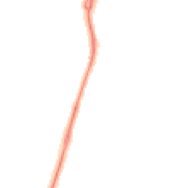 Night-time road noise heatmap for GL2 5GJ