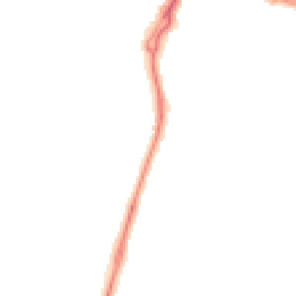 Night-time road noise heatmap for GL2 5GS