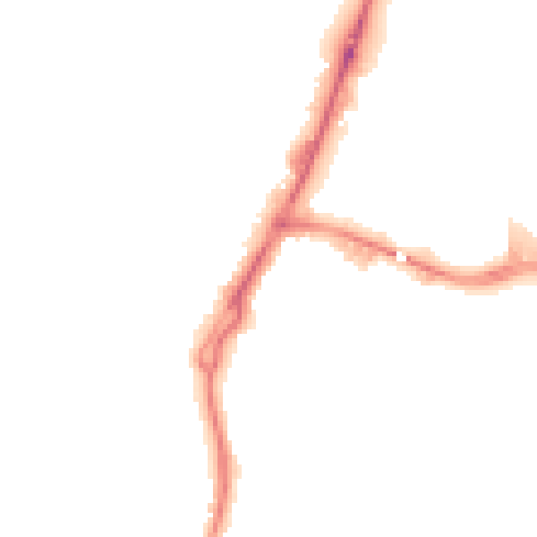 Night-time road noise heatmap for GL2 5SB