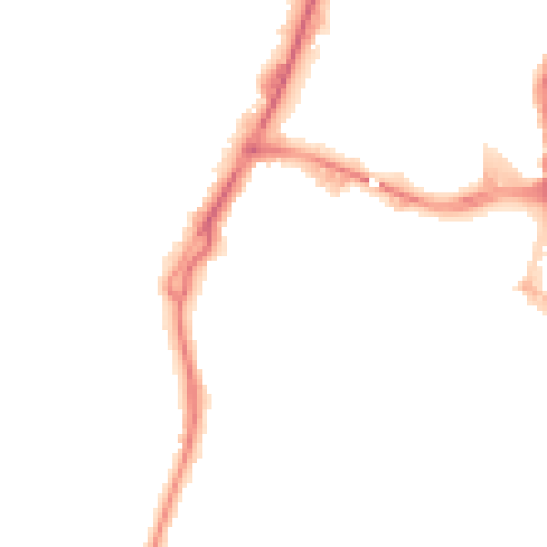 Night-time road noise heatmap for GL2 5SE