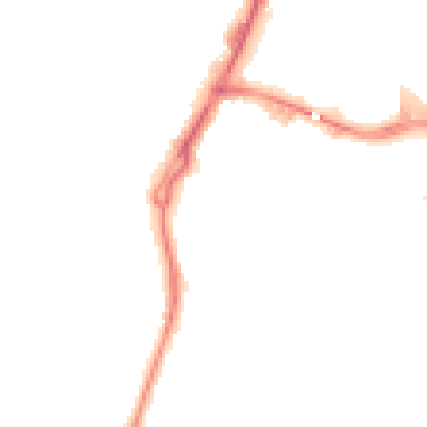 Night-time road noise heatmap for GL2 5SH