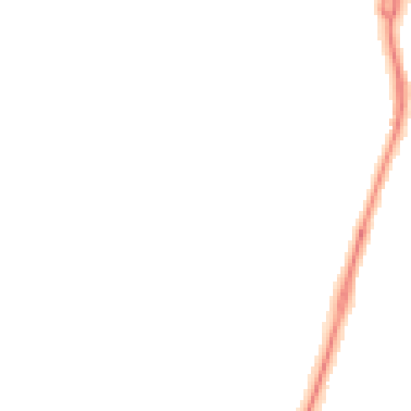 Night-time road noise heatmap for GL2 5XE