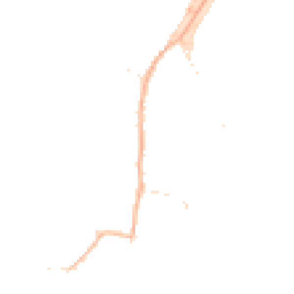 Daytime road noise heatmap for GL2 7ED
