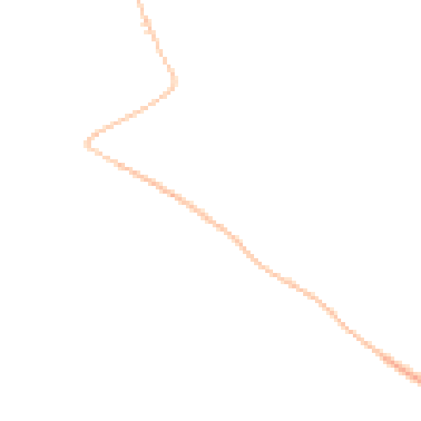 Night-time road noise heatmap for GL2 7HA
