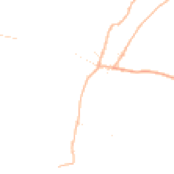 Daytime road noise heatmap for GL2 7JL