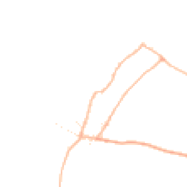 Daytime road noise heatmap for GL2 7JN