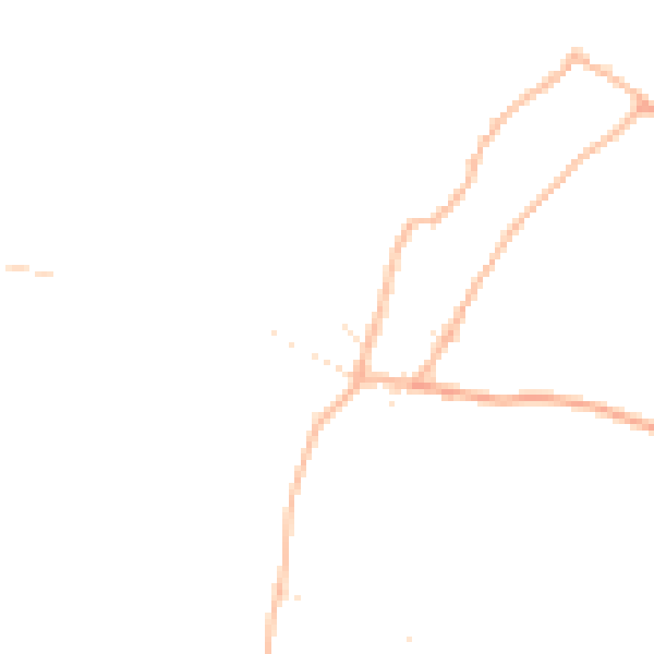 Daytime road noise heatmap for GL2 7JS