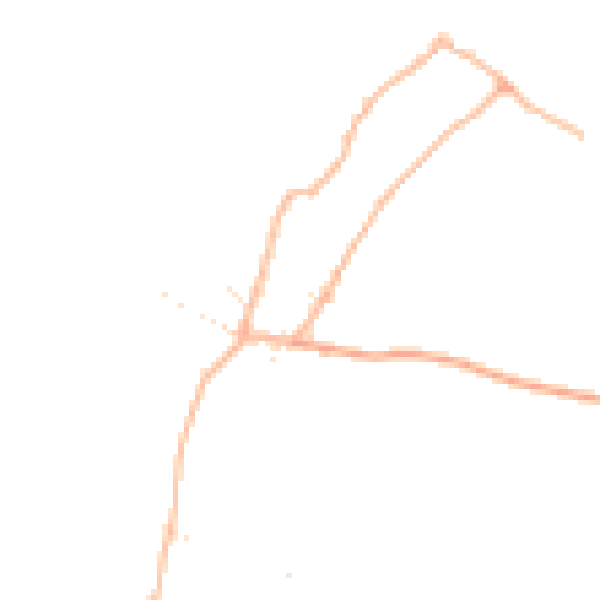 Daytime road noise heatmap for GL2 7JT