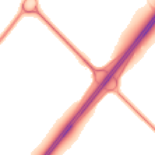 Night-time road noise heatmap for GL2 7NJ