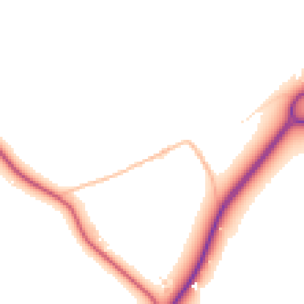 Daytime road noise heatmap for GL2 7PD
