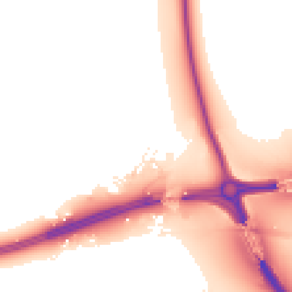 Daytime road noise heatmap for GL2 8BY