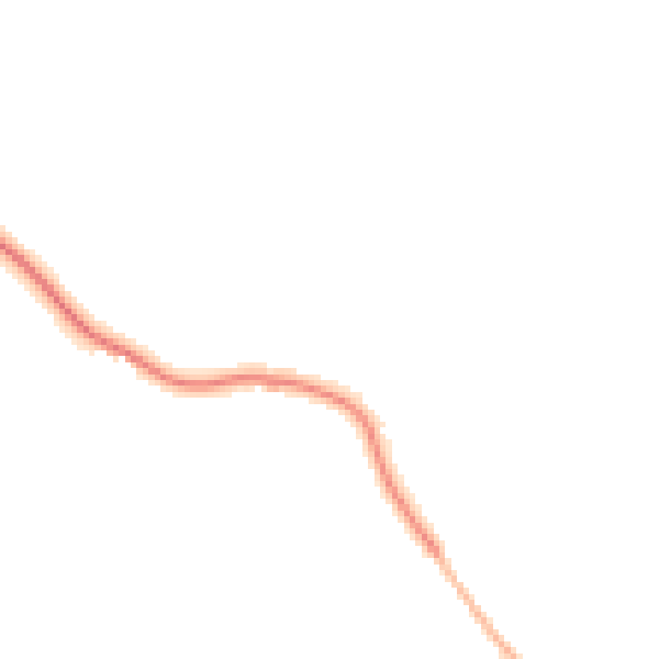Night-time road noise heatmap for GL2 8DA