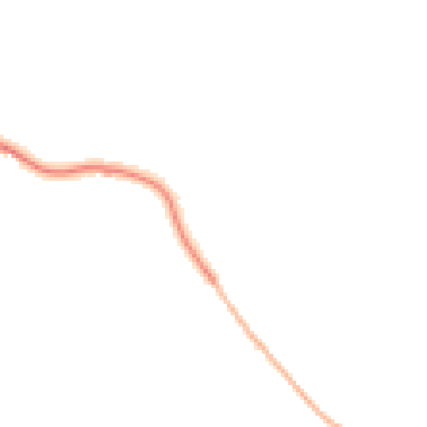 Night-time road noise heatmap for GL2 8DD
