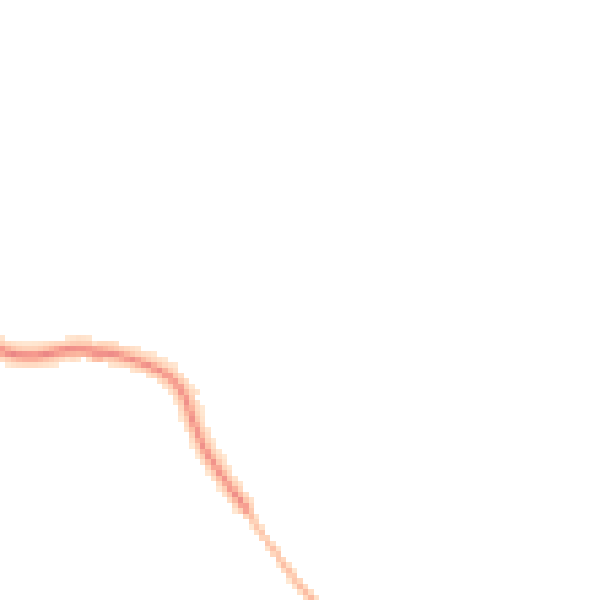 Night-time road noise heatmap for GL2 8DJ