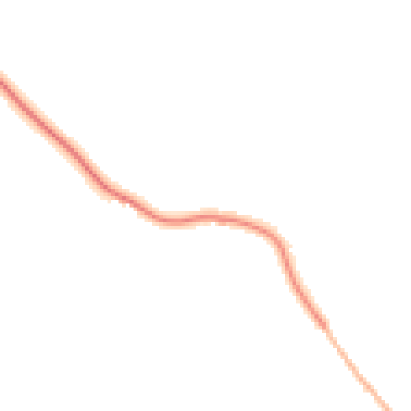Night-time road noise heatmap for GL2 8DQ