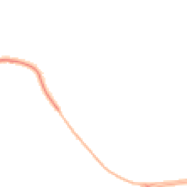 Night-time road noise heatmap for GL2 8EJ