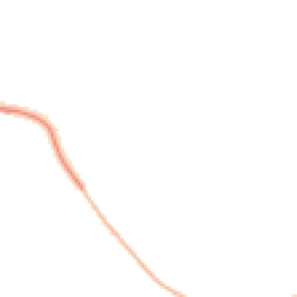 Night-time road noise heatmap for GL2 8EN